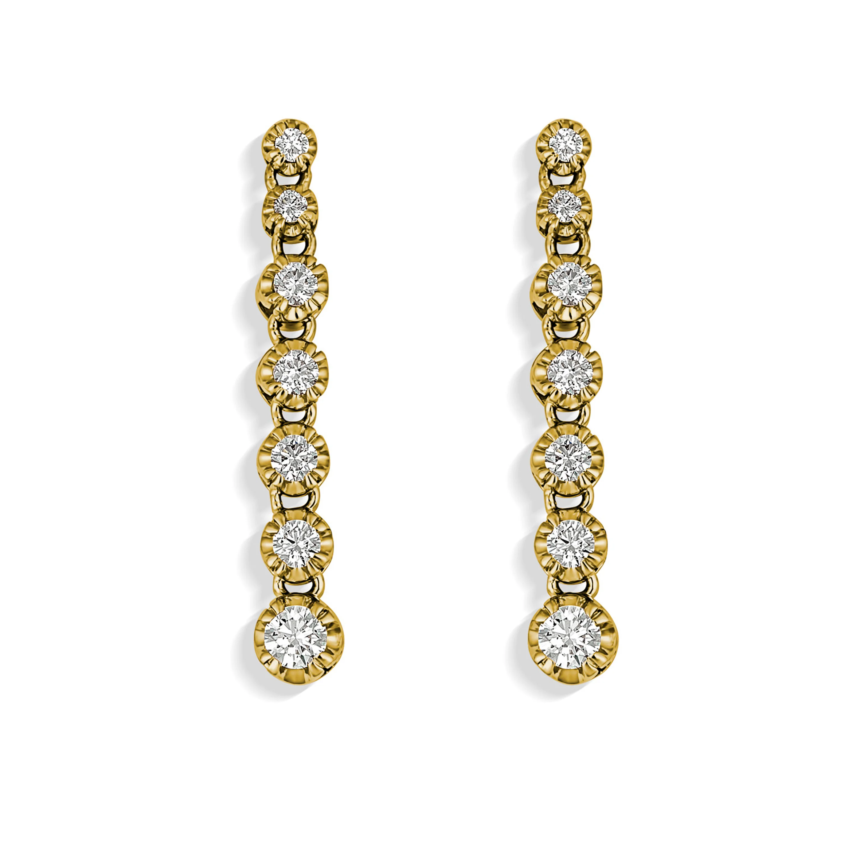 Allure Drop Earrings | White Gold - Image 4