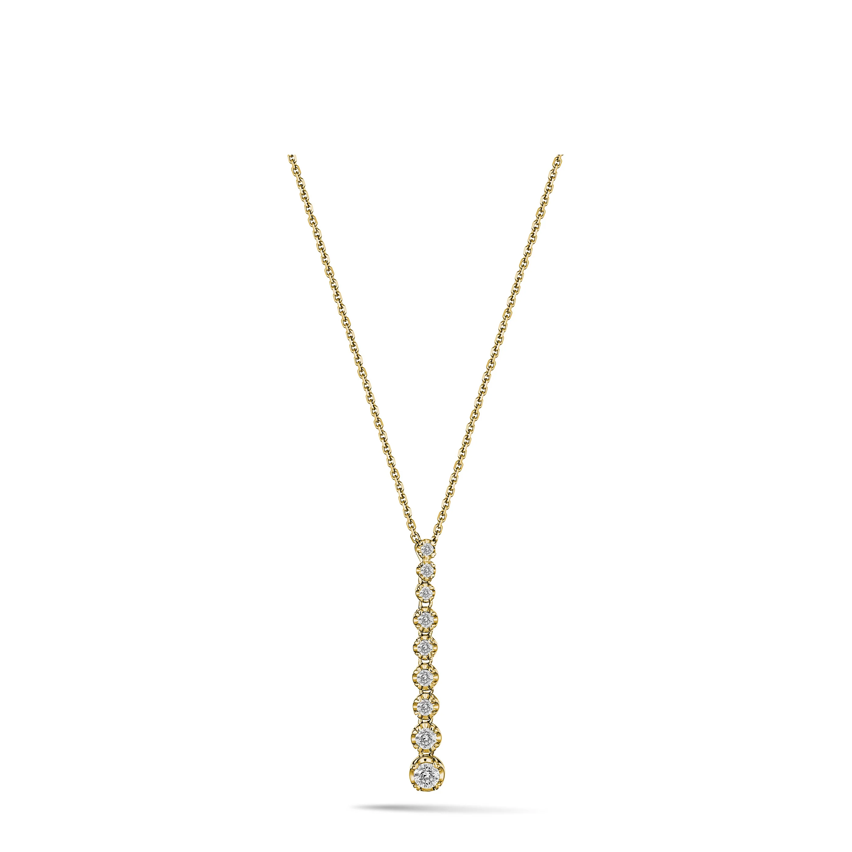 Allure Diamond Drop Pendant | White Gold - Image 3