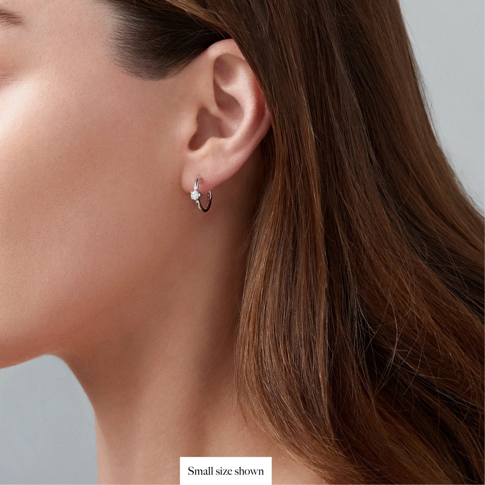 Allure Diamond Hoops | 18k Yellow Gold - Image 4