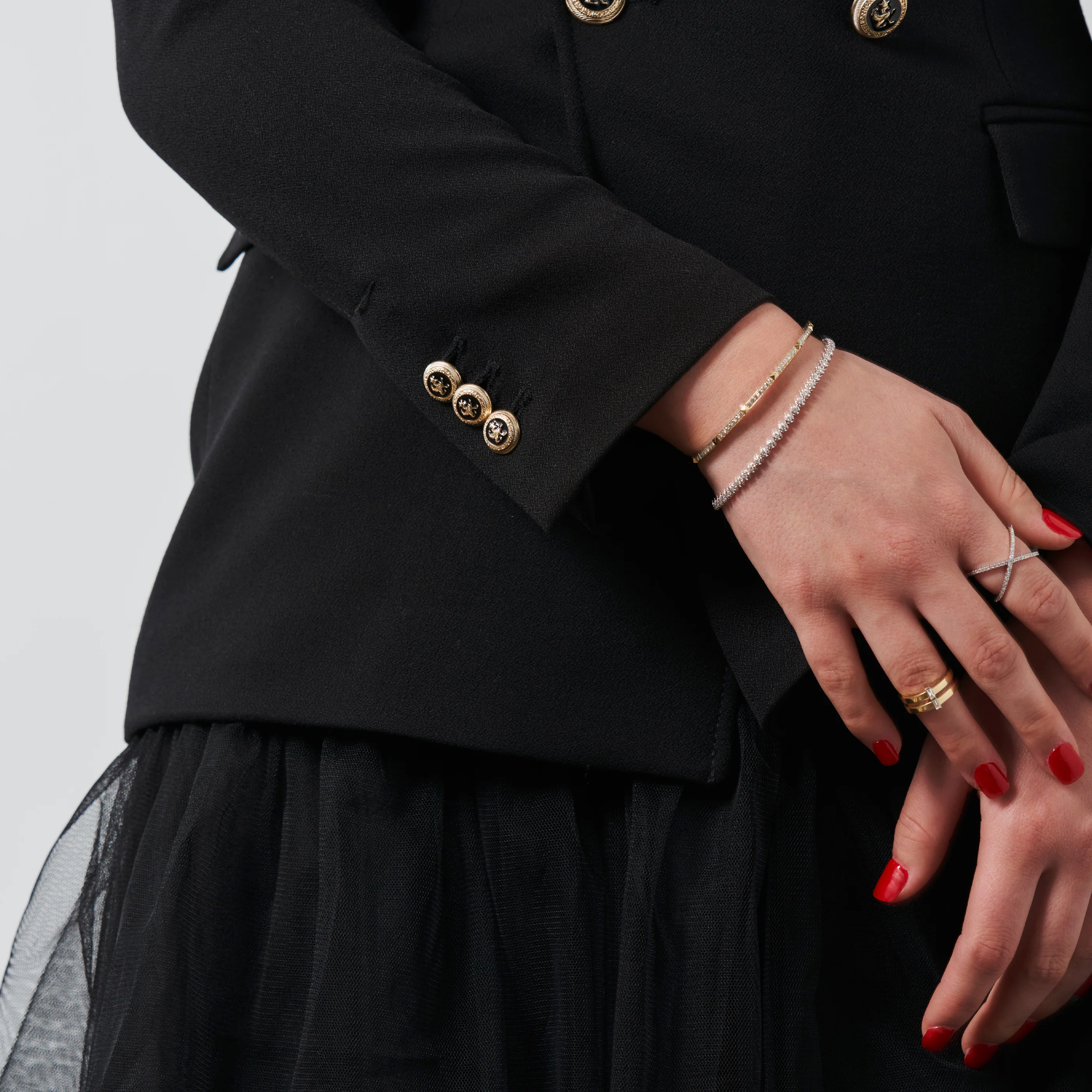 Allure Tennis Diamond Bracelet 0.90ct - 0.93ct | 18K White Gold - Image 6