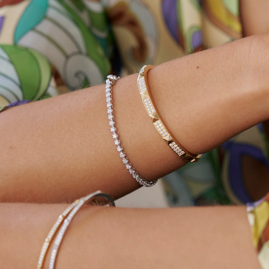 Allure Tennis Diamond Bracelet 0.90ct - 0.93ct | 18K White Gold - Image 7