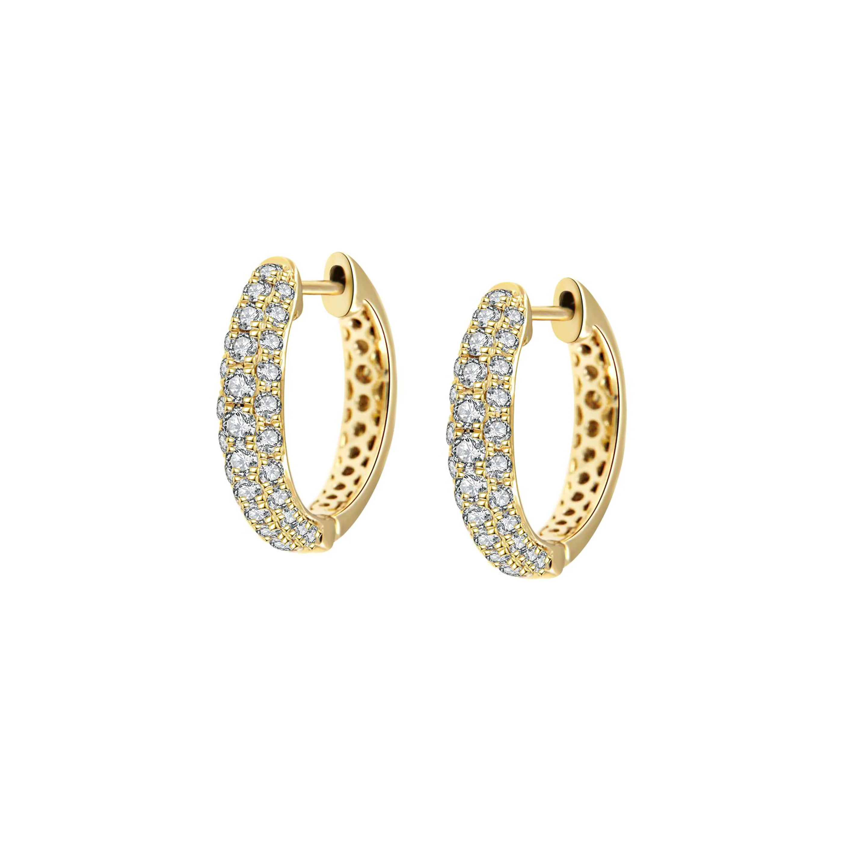 Artisan Round Huggies | Rose Gold - Image 3