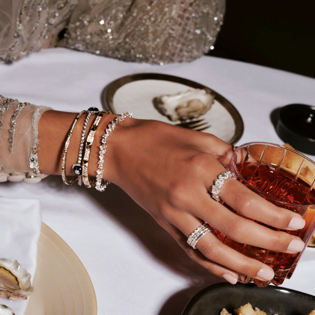 Capri Dreaming® Evil Eye Diamond Bracelet | White Gold - Image 4