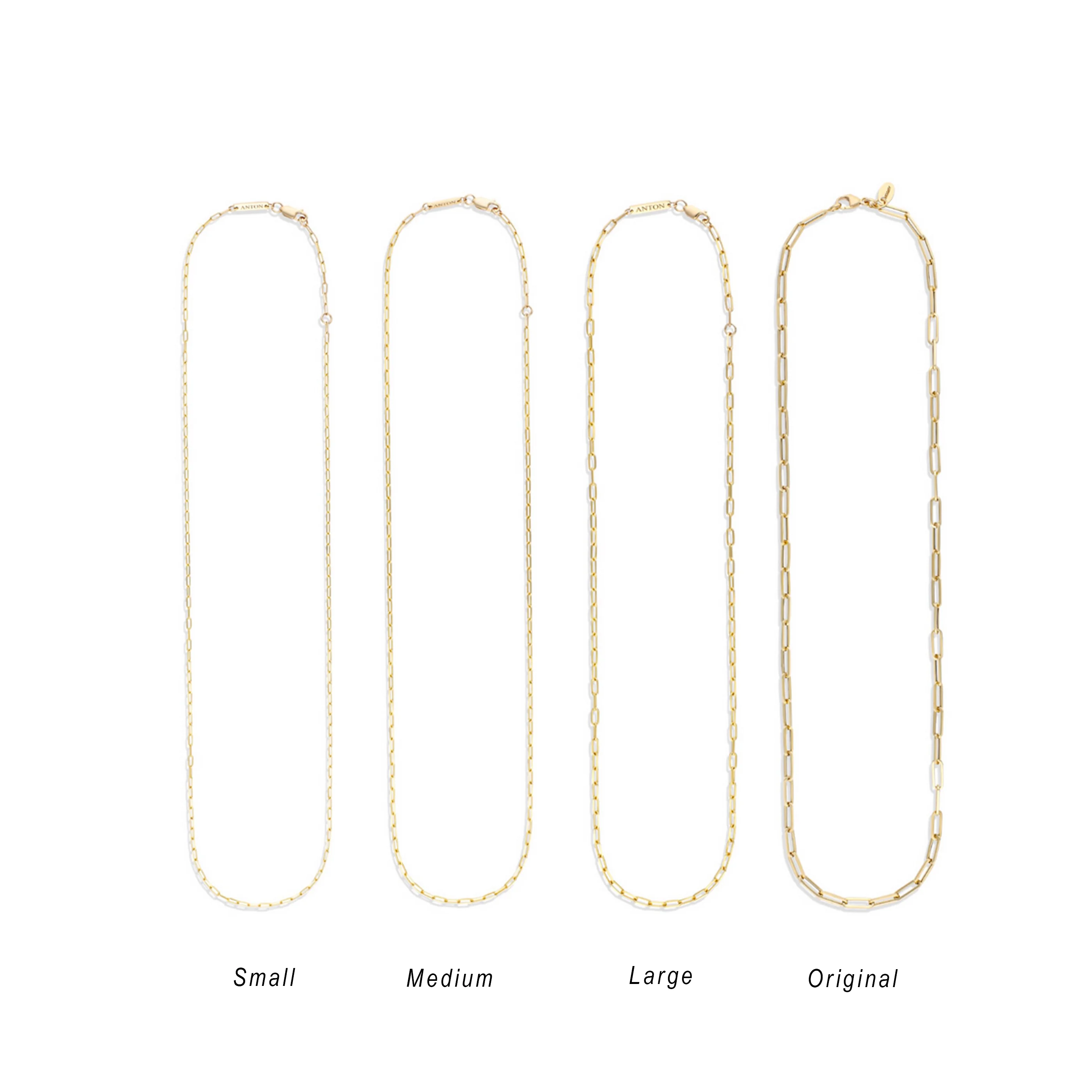 Capri Dreaming® Paperclip Original Chain Necklace | 18K Yellow Gold - Image 4
