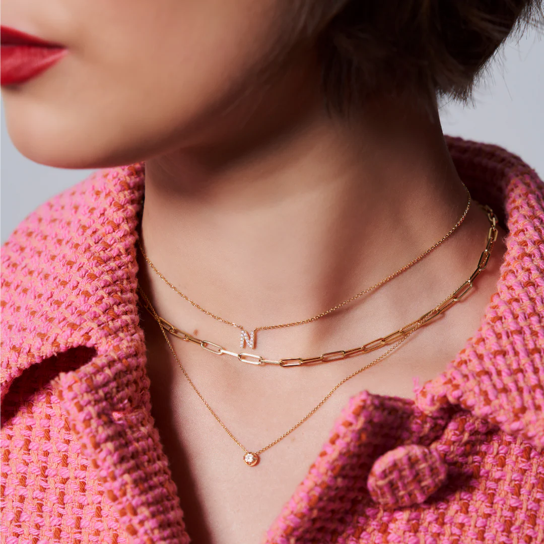 Capri Dreaming® Paperclip Original Chain Necklace | 18K Yellow Gold - Image 6