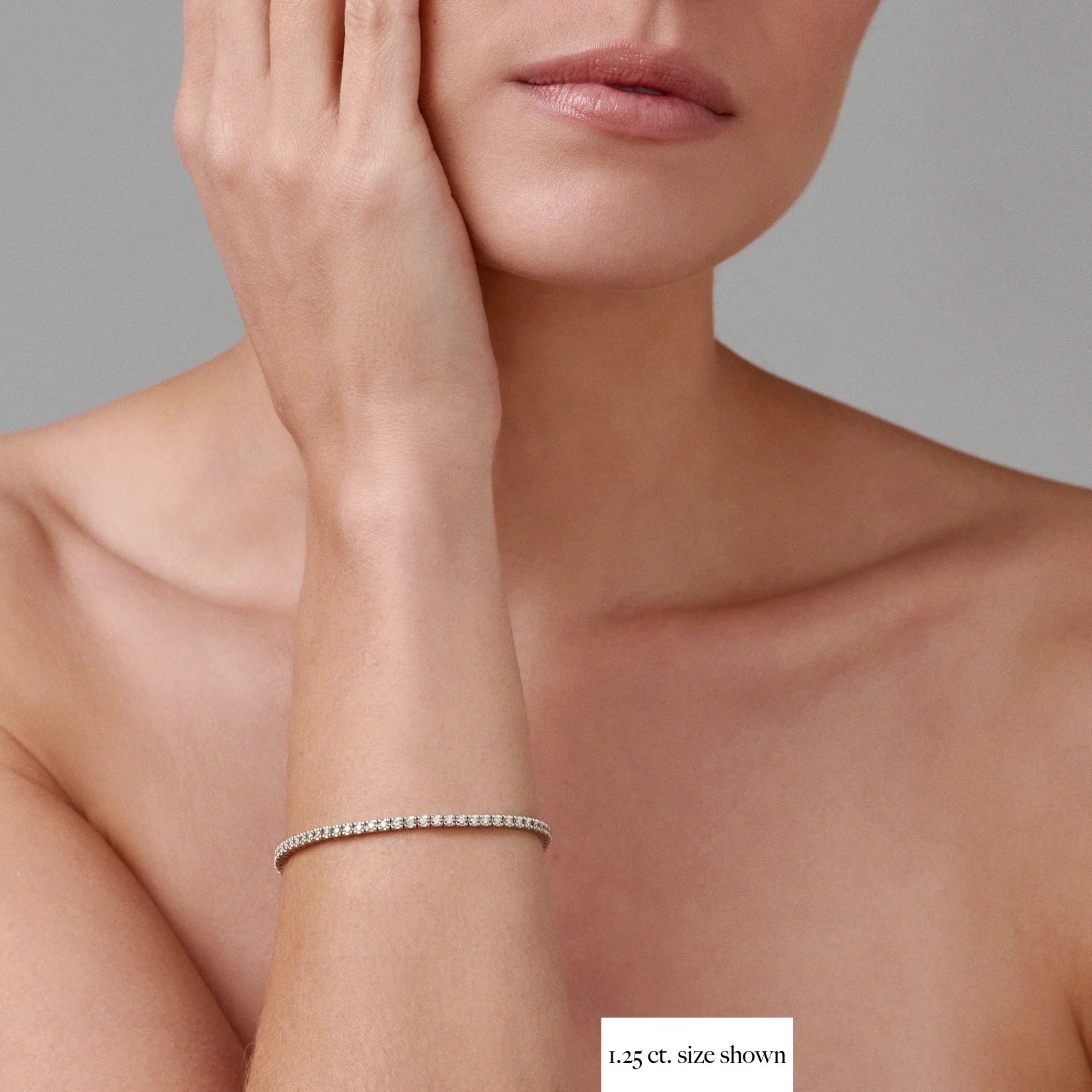 Tennis Lux Diamond Bracelet | 18K White Gold - Image 3