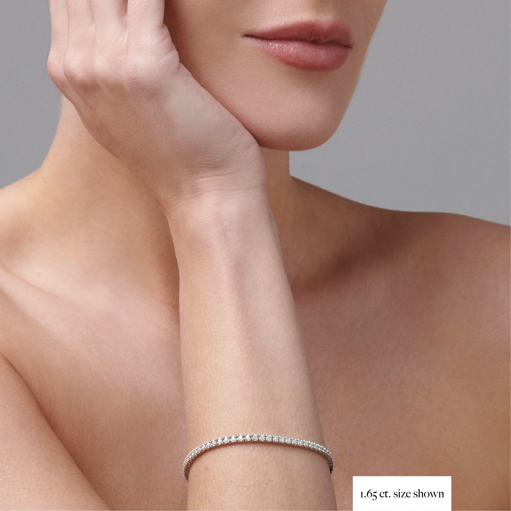 Tennis Lux Diamond Bracelet | 18K White Gold - Image 4