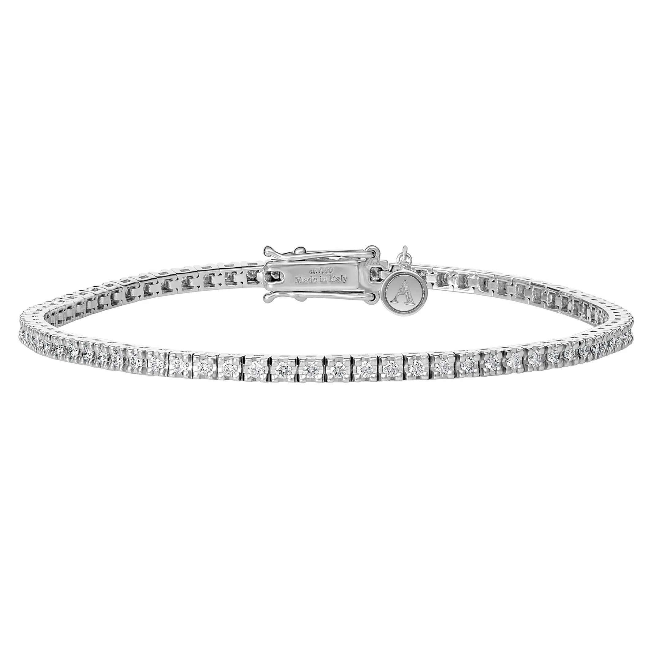 Tennis Lux Diamond Bracelet | 18K White Gold - Image 5