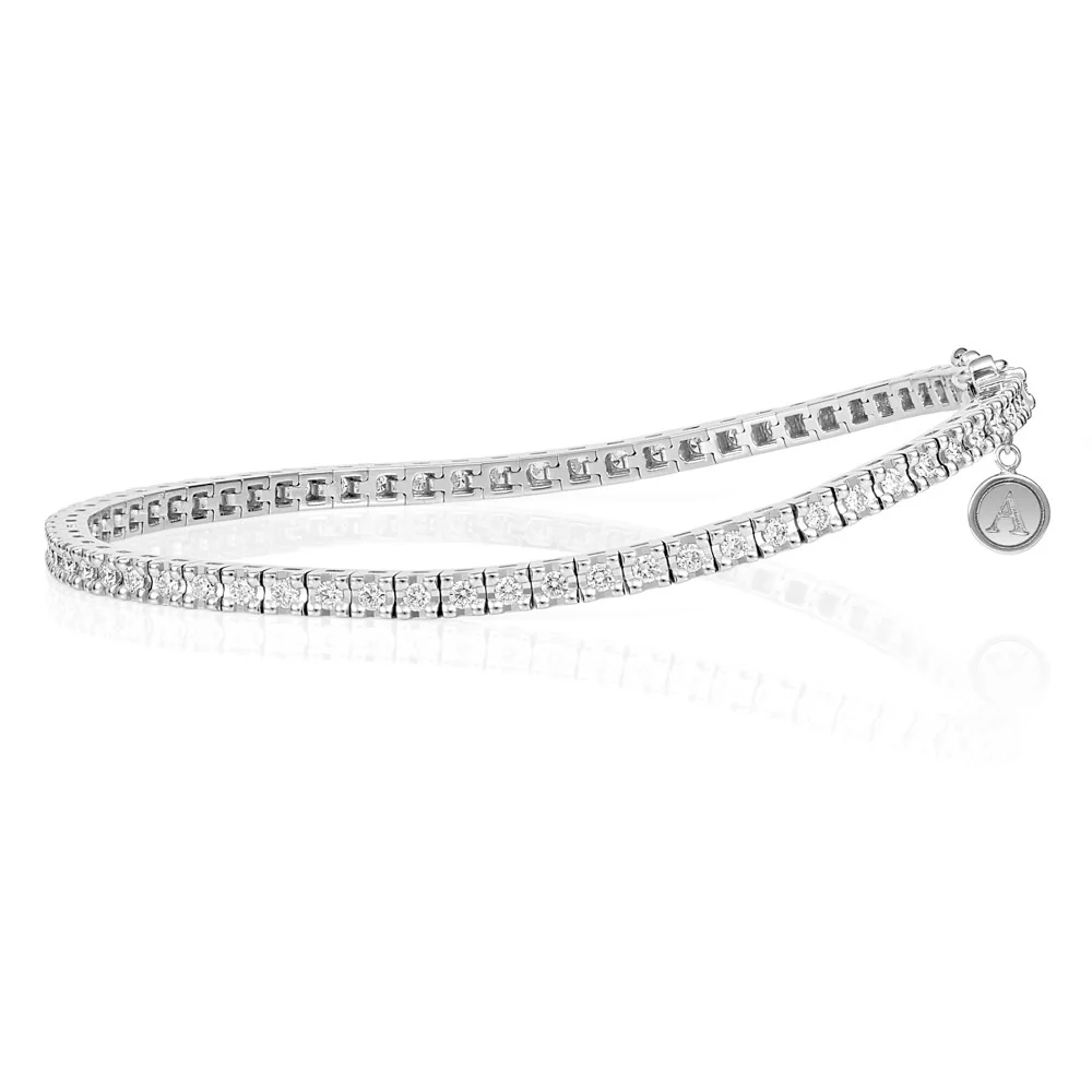 Tennis Lux Diamond Bracelet | 18K White Gold - Image 6