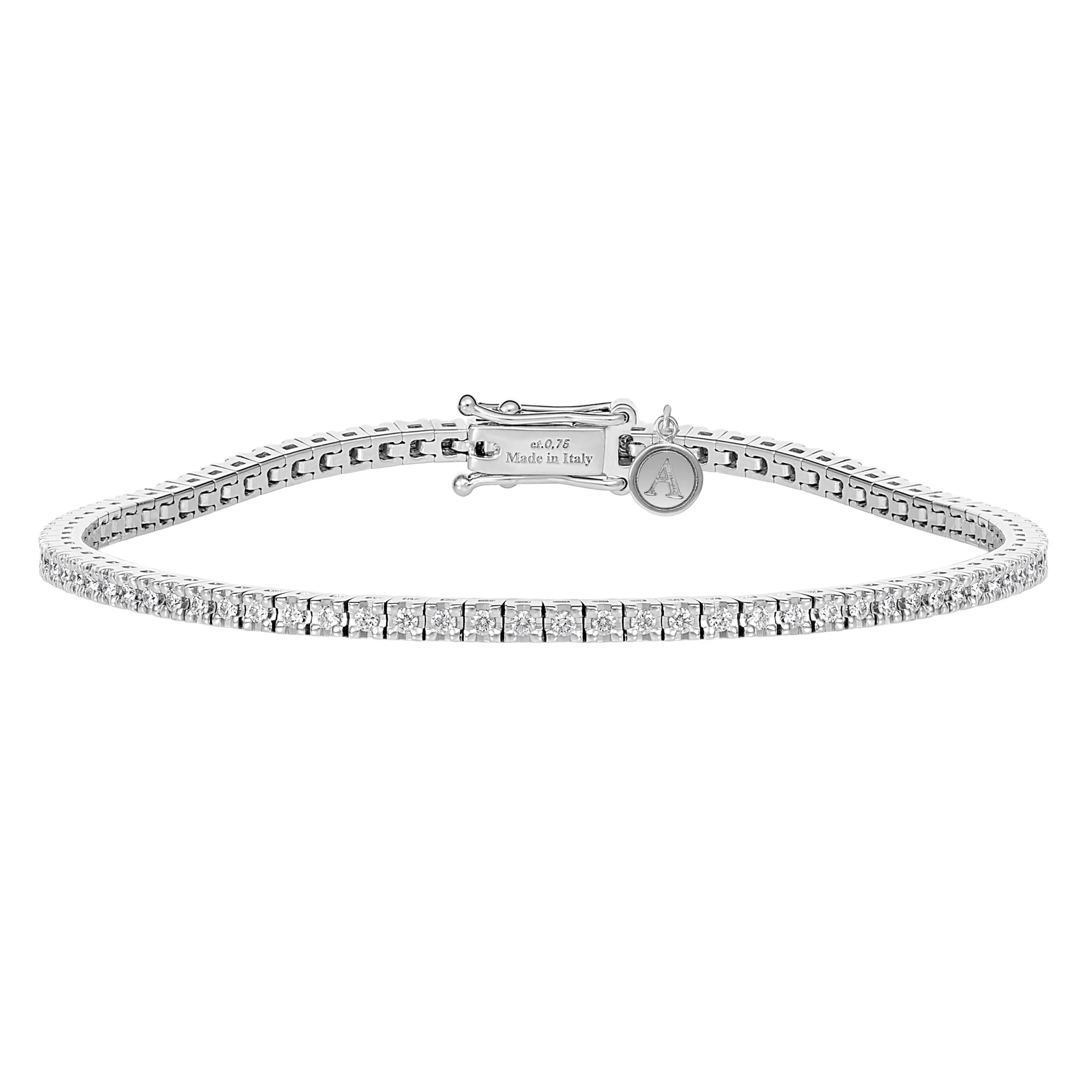Tennis Lux Diamond Bracelet | 18K White Gold - Image 7