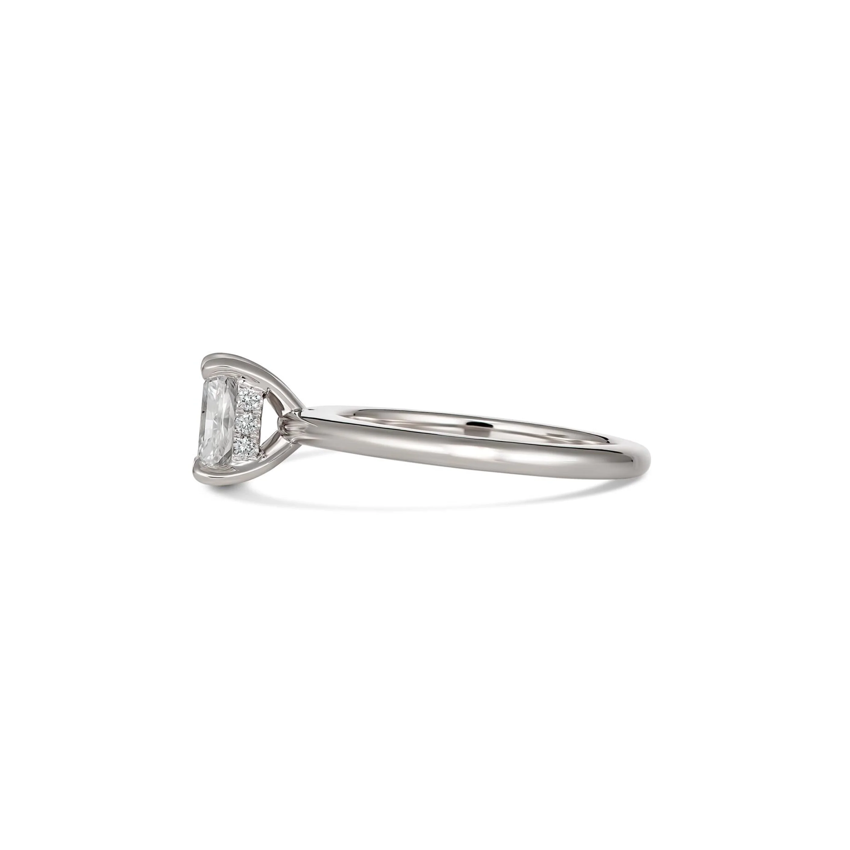 Endless Monroe Radiant Cut Diamond Engagement Ring | Platinum - Image 4