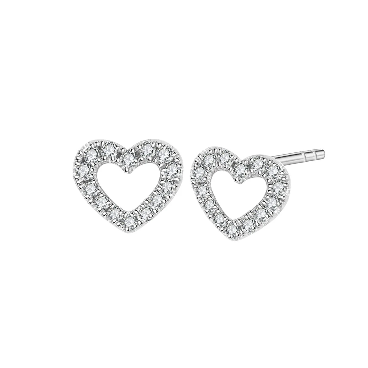 Icon Heart Diamond Earrings - Image 3