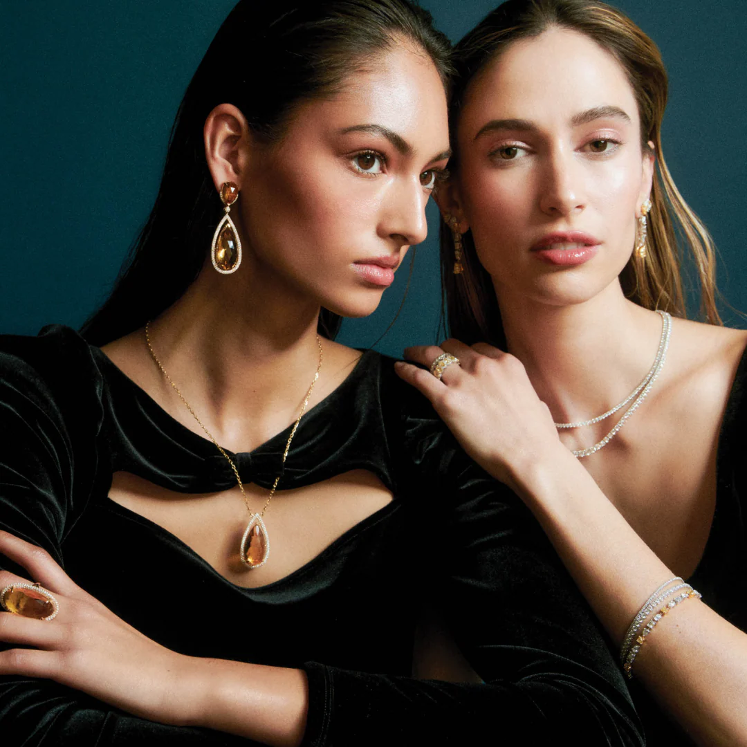 Riviera Monaco Fancy Yellow Diamond Drop Earrings - Image 5